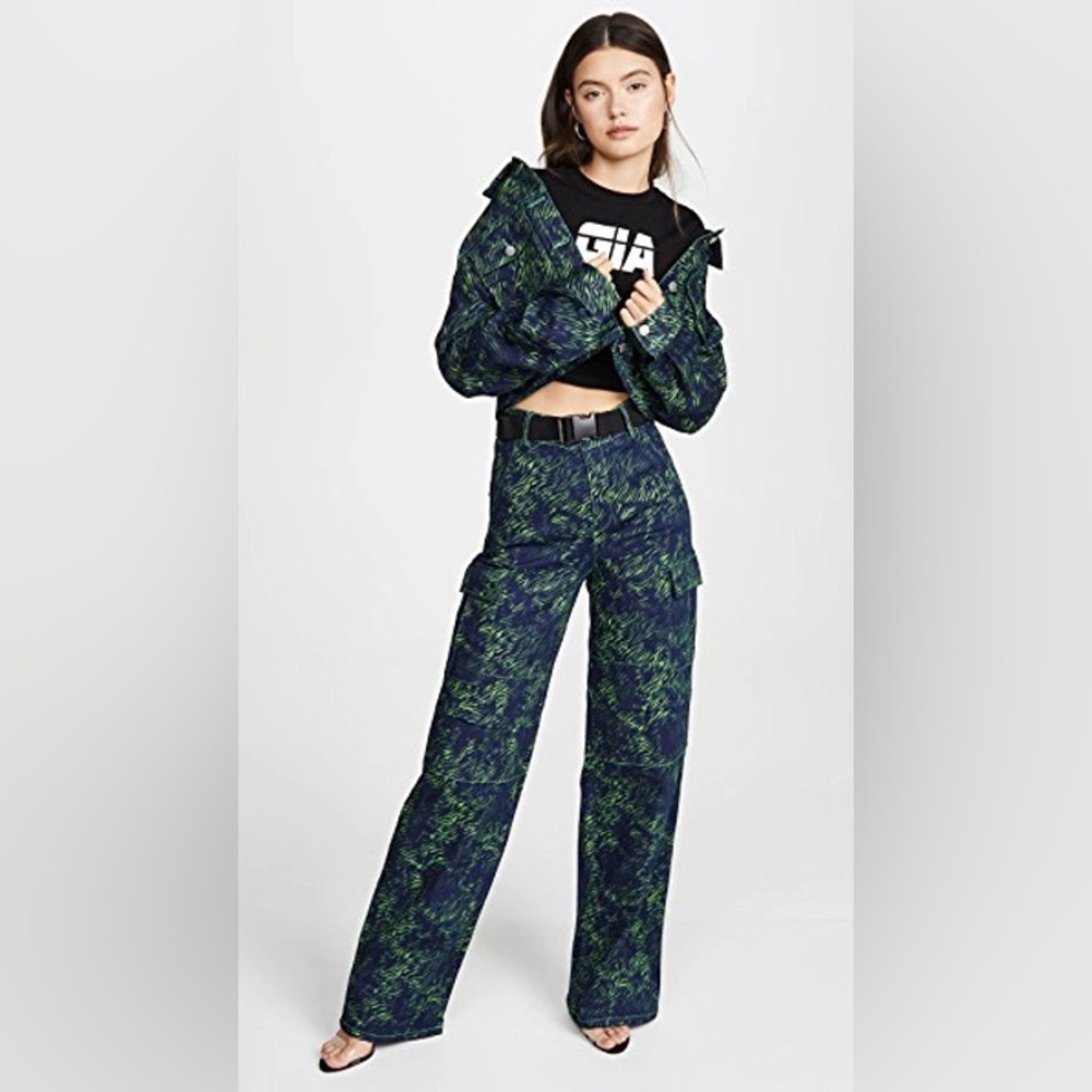 I.AM.GIA Sinead Pant in Green Tiger